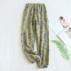 2025 New Women's Spring and Autumn Japanese Pants 100% Cotton Sleeping Pants Ladies Thin Close-up Pants Loose Home Pants