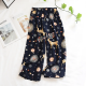 2025 new ladies summer shorts cropped pants thin section soft artificial cotton loose casual home pants can be worn outside