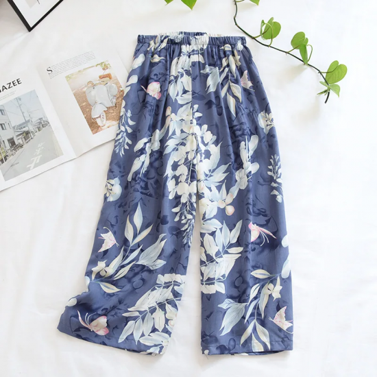2025 new ladies summer shorts cropped pants thin section soft artificial cotton loose casual home pants can be worn outside